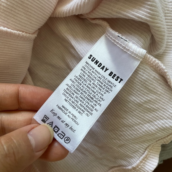 Sunday Best Cropped Tank Pink (Medium) - Picture 5 of 6